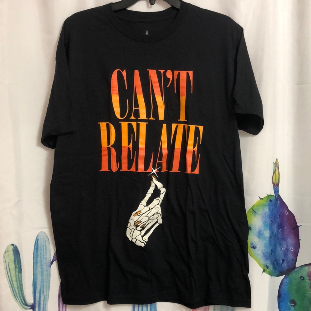 Jeffree Star Halloween “Can’t Relate” Tee Shirt size Large.